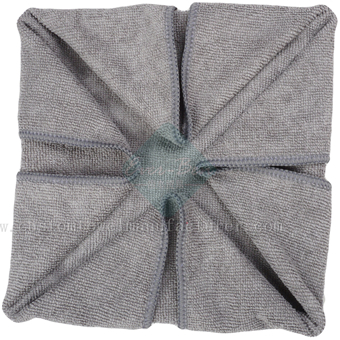 China Bulk organic cleaning cloths Factory Grey Microfiber Quick Dry Car Washing Towel Exporter